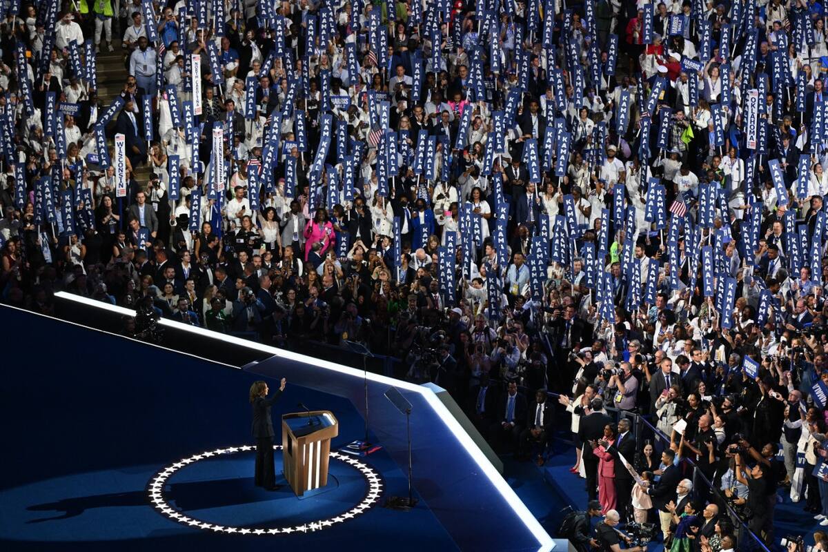 Kamala Harris, candidata a presidenta de Estados Unidos. Foto: Reuters
