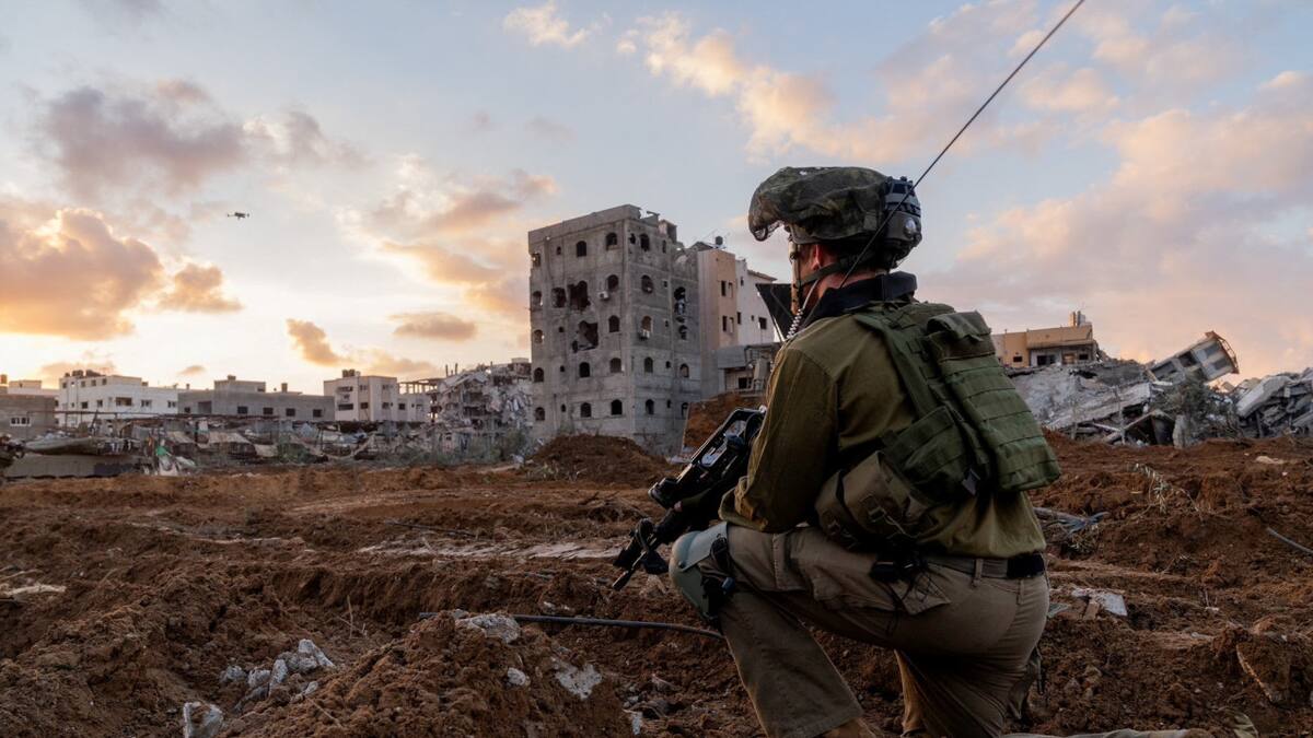 Soldado israelí en la Franja de Gaza. Foto: Reuters