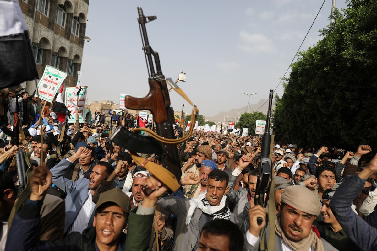 Rebeldes de Yemen. Foto: Reuters.