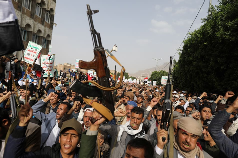 Rebeldes de Yemen. Foto: Reuters.