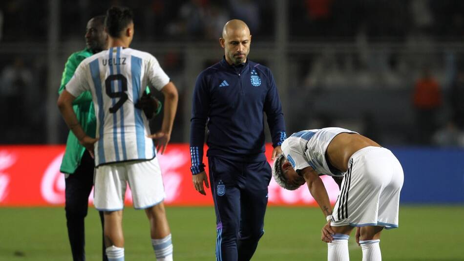 Javier Mascherano en la Selección Sub 20. Foto: EFE.