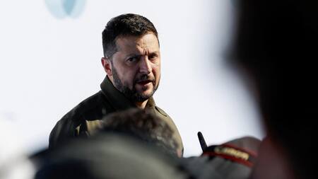 Volodimir Zelenski, presidente de Ucrania. Foto: Reuters.