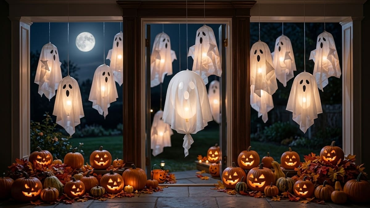 Cómo hacer una decoración de Halloween económica con un globo y papel