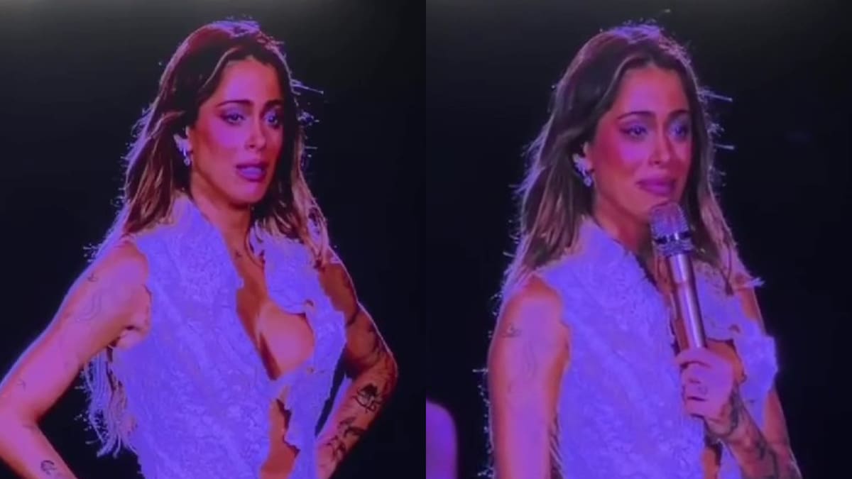 Tini Stoessel en su show en Venezuela.