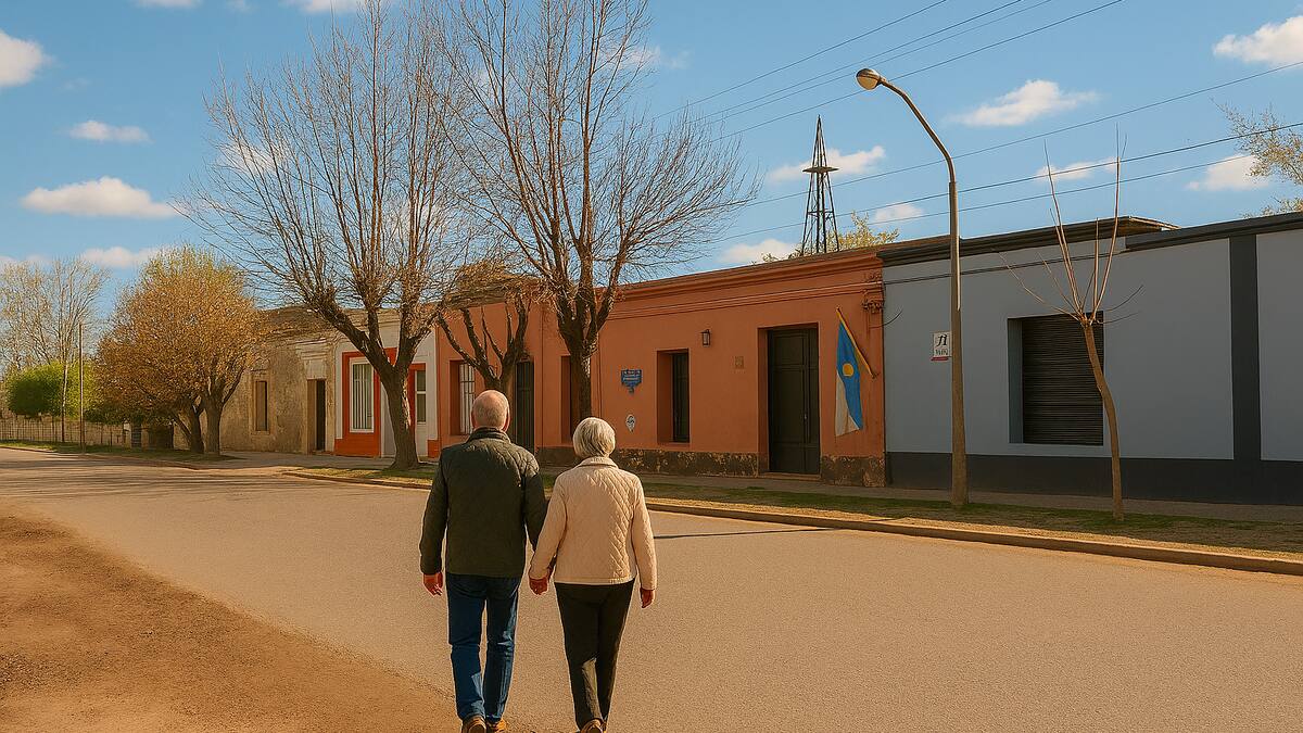 El pueblito de 10 cuadras ideal para jubilados que disfrutan de la naturaleza y la tranquilidad.