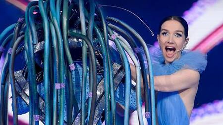 Natalia Oreiro descubrió ¿Quién es la máscara?. Foto: Instagram/telefe.