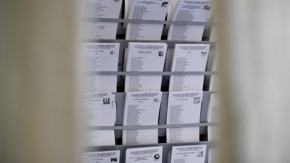 La Unión Europea elige a sus representantes para el Parlamento Europeo. Foto: EFE