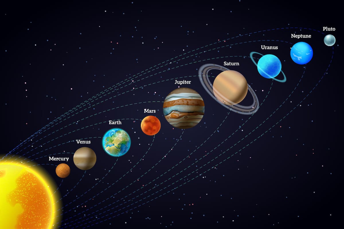 Alineación de planetas. Foto Freepik