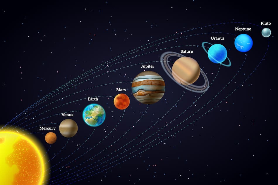 Alineación de planetas. Foto Freepik