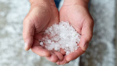 El SMN alertó por la posible caída de graupel. Foto: Pexels