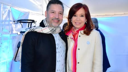 Gustavo Menéndez y Cristina Kirchner.