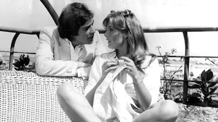 Cacho Castaña y Mónica Gonzaga