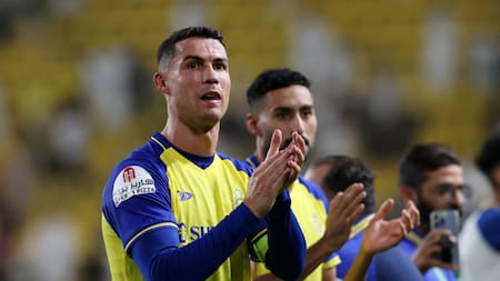 Cristiano Ronaldo destacó el nivel de la liga saudí tras ser goleado por el Celta de Vigo. Foto: Reuters.