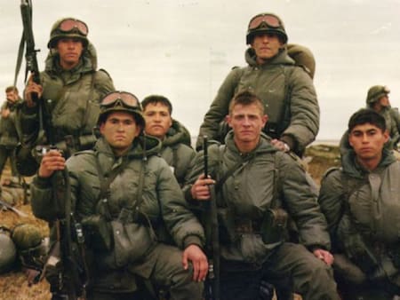 Soldados argentinos en Malvinas