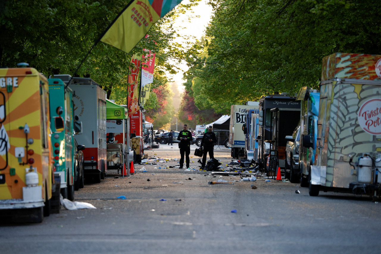 El atropello masivo en Vancouver que dejó 11 muertos. Foto: Reuters/Carlos Osorio.