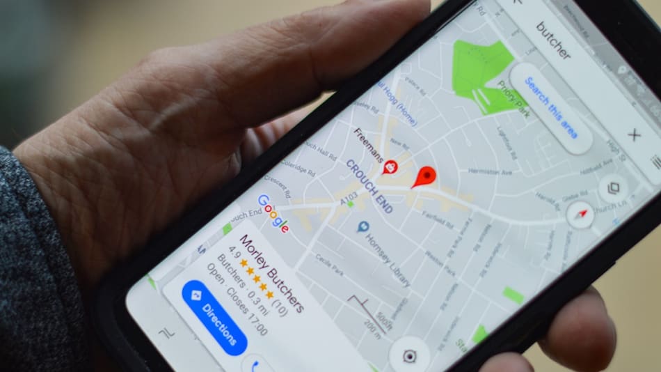 Aplicación de GPS. Foto: Unsplash.