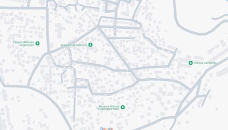 El mapa de Annobon, la isla africana que pide ayuda a Argentina. Foto Google Maps