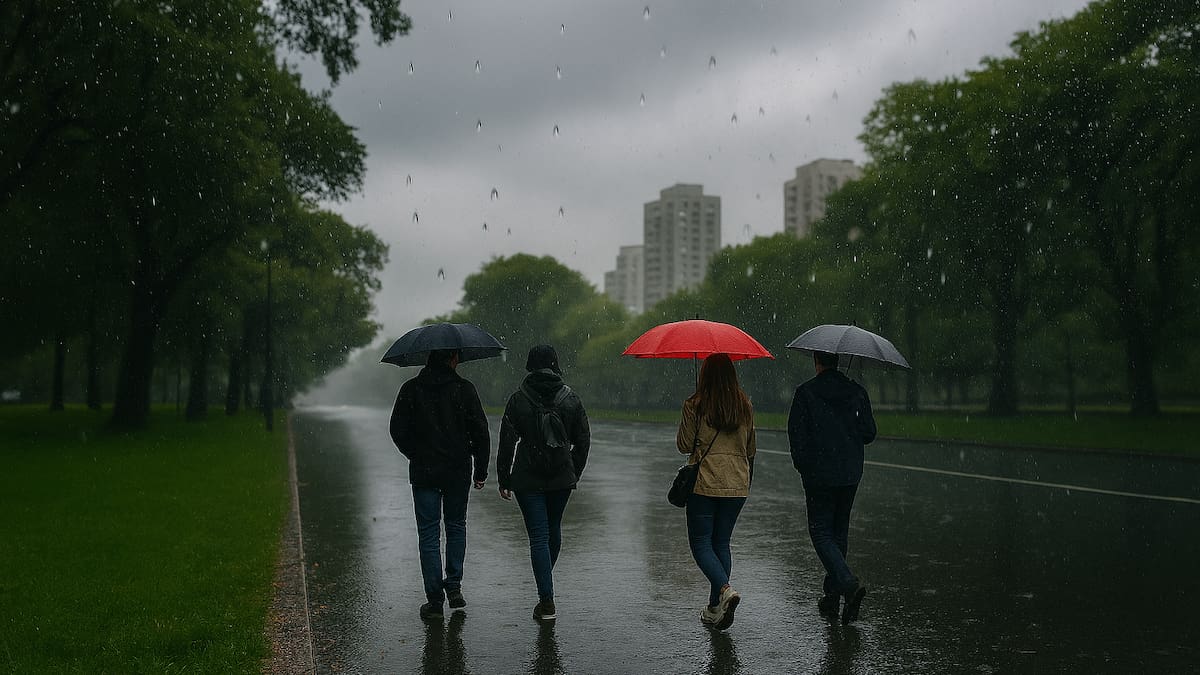 Se despide el “clima primaveral”: el SMN anticipó cuándo vuelven las lluvias al AMBA y cómo seguirá la semana