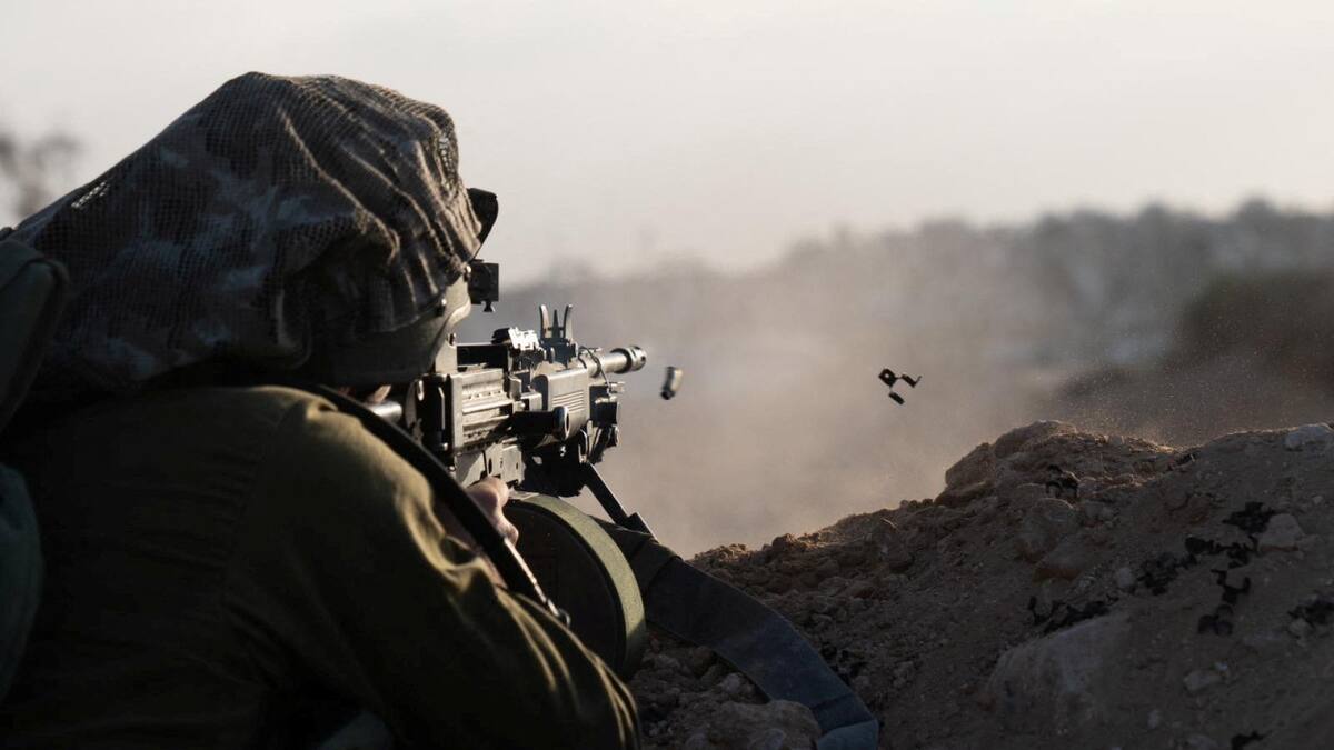 Soldados israelíes en la Franja de Gaza: Foto: Reuters