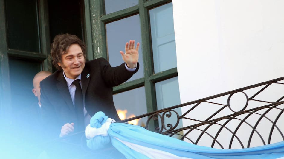 Javier Milei en Córdoba. Foto: NA