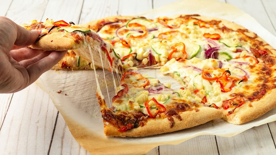 Pizza saludable.