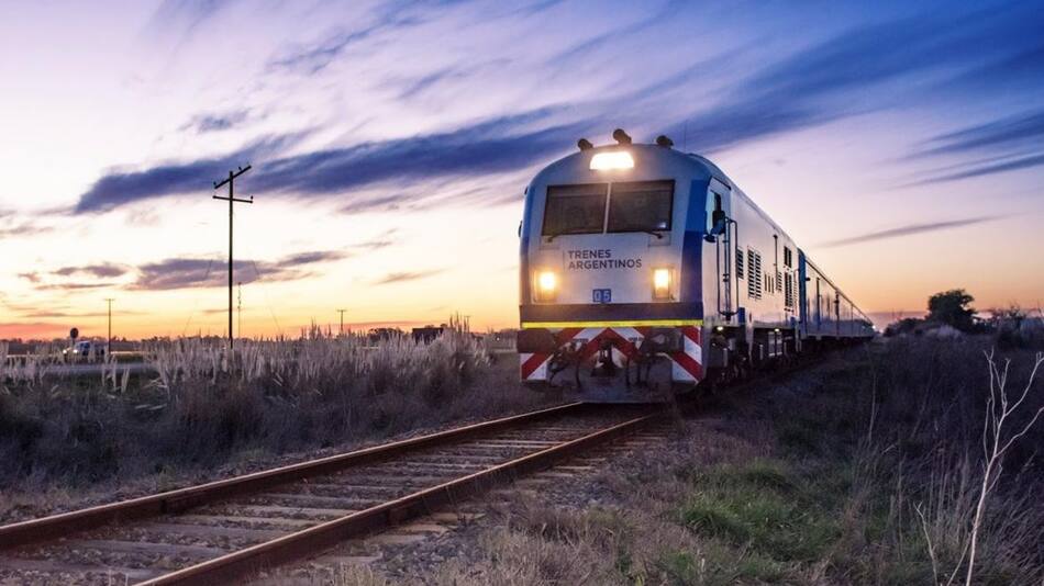 Trenes argentino de larga distancia.