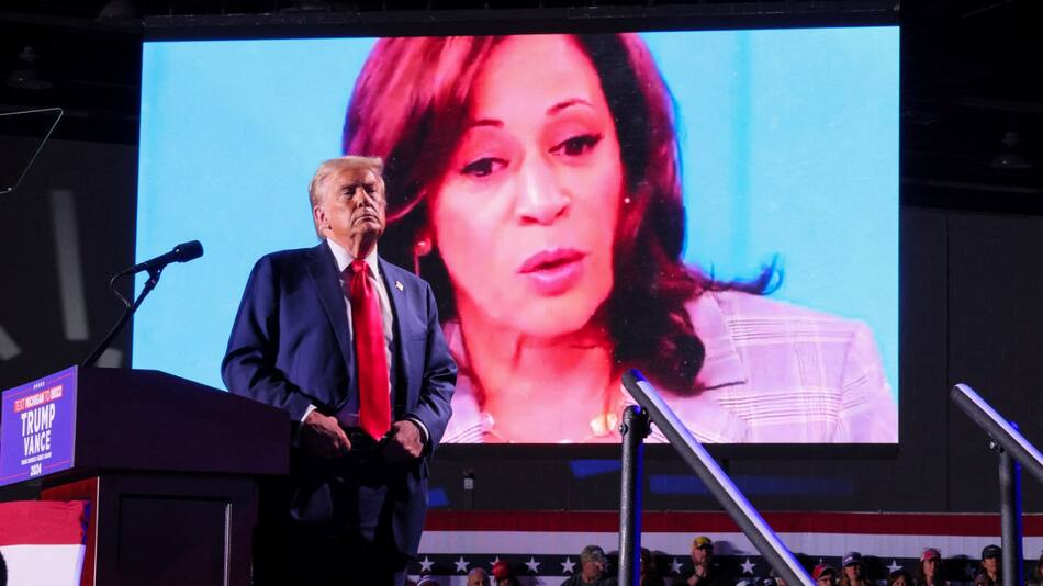 Donald Trump y Kamala Harris, elecciones en Estados Unidos. Fotos: Reuters