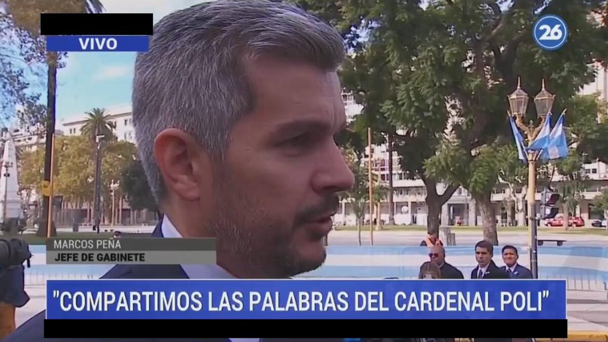 Marcos Peña - Tedeum en Catedral por 25 de Mayo