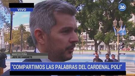 Marcos Peña - Tedeum en Catedral por 25 de Mayo