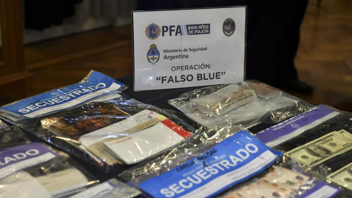 Desbaratan a la banda del "Falso Blue"