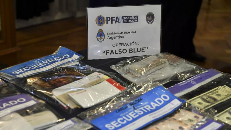 Desbaratan a la banda del "Falso Blue"