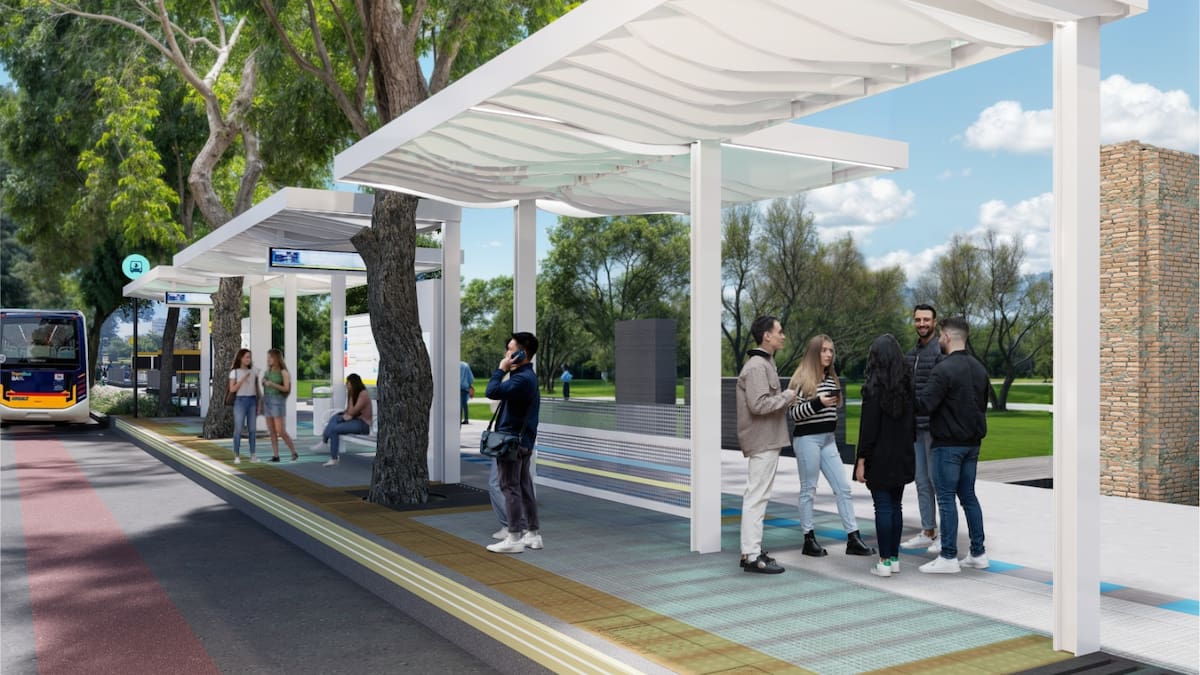 El Trambus transforma la Ciudad de Buenos Aires: dónde estarán las nuevas paradas inteligentes con casilleros y puntos de carga