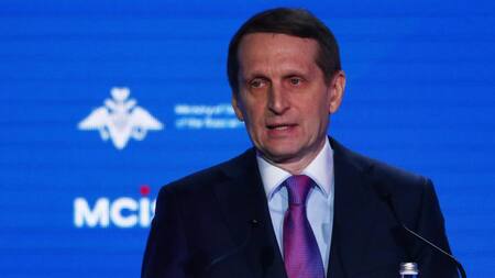 Sergei Naryshkin, jefe del servicio de inteligencia exterior ruso SVR. Foto: Reuters.