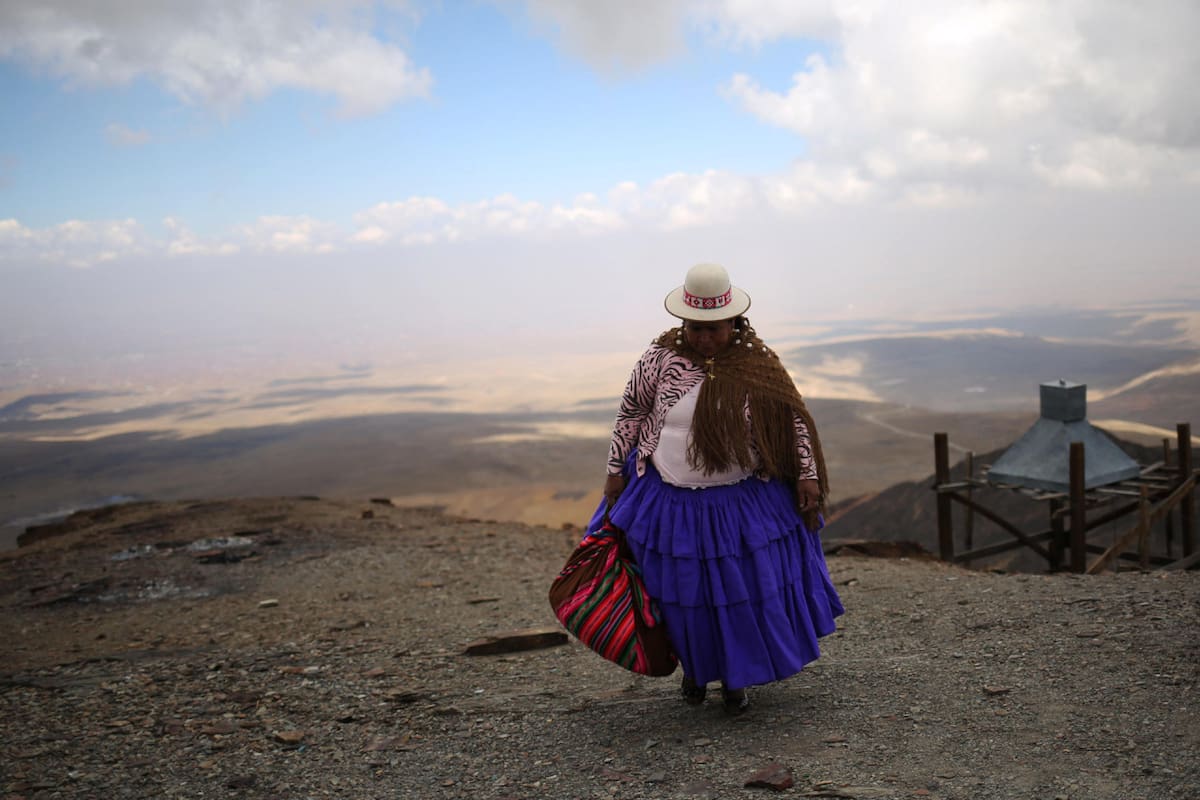 Sequía en Bolivia. Foto: EFE.