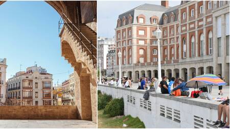 Valencia, España - Mar del Plata, Argentina. Fotos: Unsplash/NA José Scalzo.