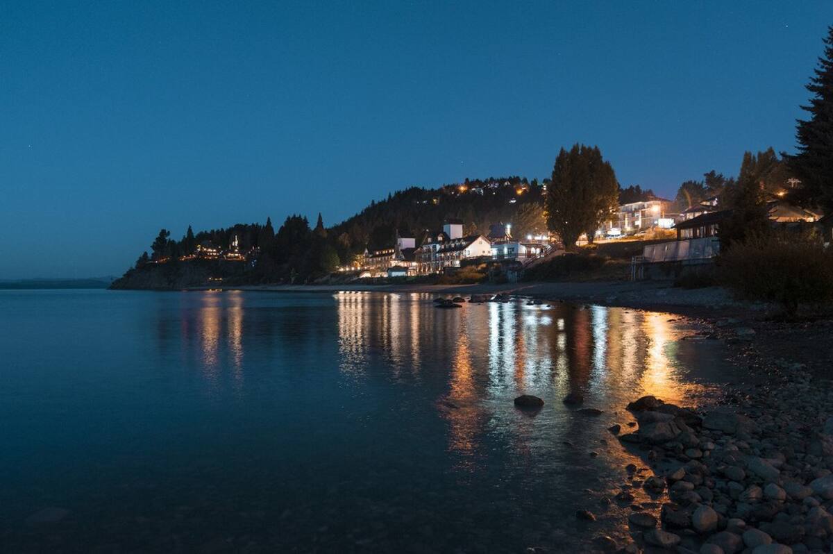 Playa Bonita. Bariloche. Foto: Twitter