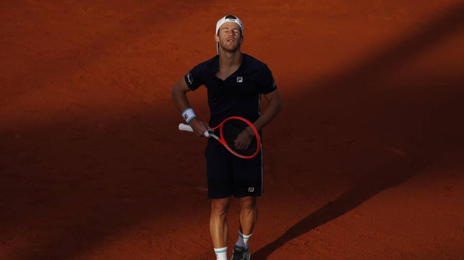Derrota de Diego Schwartzman en Barcelona, REUTERS