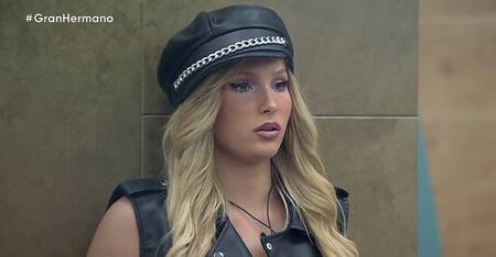 Lucía de Gran Hermano, emocionada por la visita de su novio Lauty Gram. Foto: Captura.