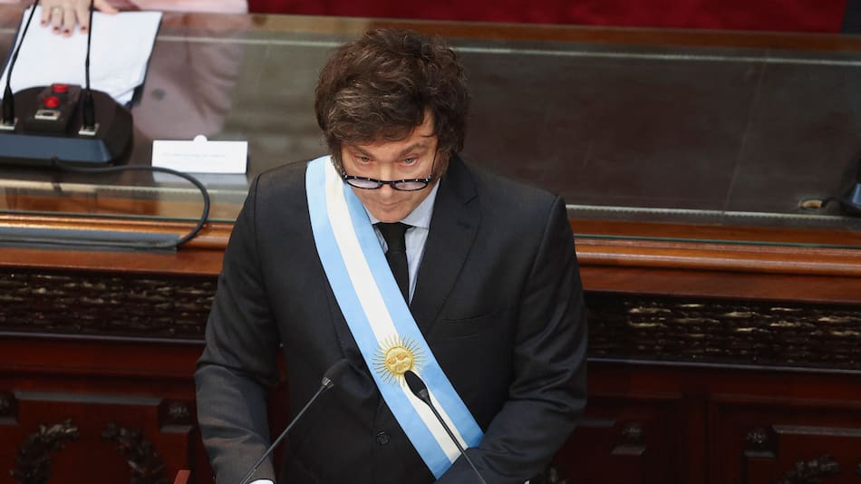 Javier Milei, sesiones ordinarias. Foto: Reuters