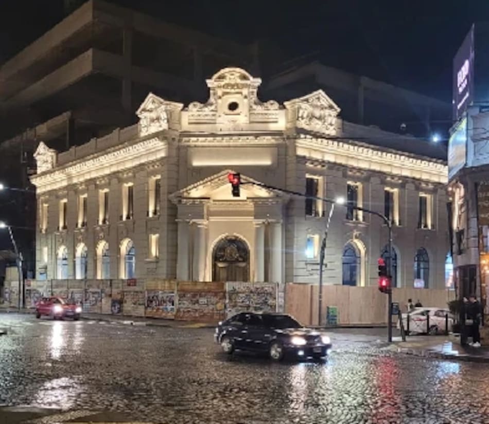 Obras del shopping Paseo del Banco, en Tandil.