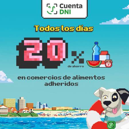 Descuento en comercios de alimentos con Cuenta DNI. Foto: Instagram BancoProvincia.