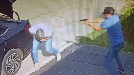 Imagenes que captaron las cámaras de seguridad. Foto: NA.