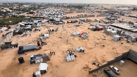 Cruce fronterizo de Rafah. Foto: Reuters.