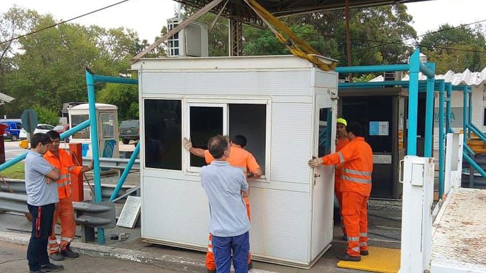 El peaje de Mar Chiquita, uno de los que eliminará las cabinas físicas.