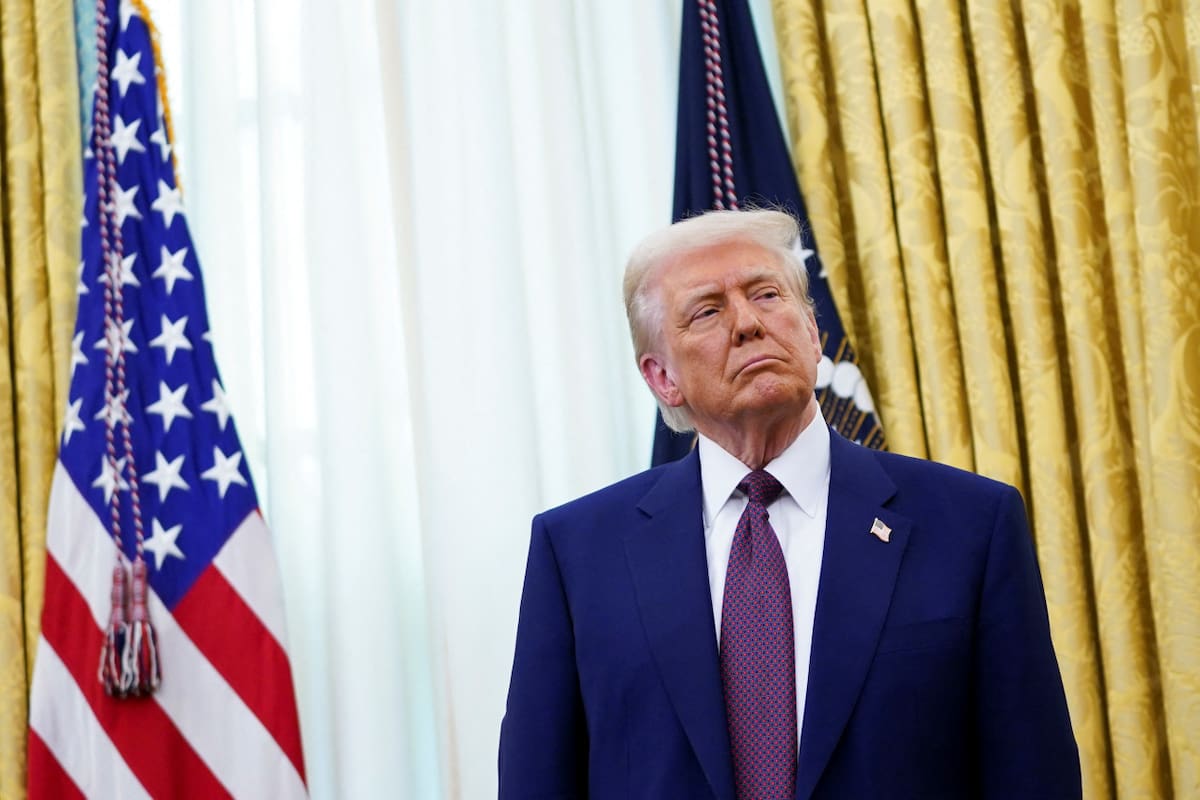 Donald Trump, presidente de Estados Unidos. Foto: Reuters/Nathan Howard