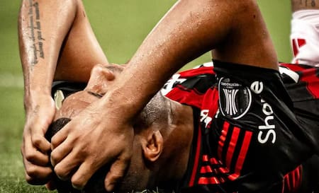 Nicolás De la Cruz en el Flamengo.