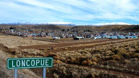 Localidad de Loncopué. Foto: Gobierno de la Provincia de Neuquén.