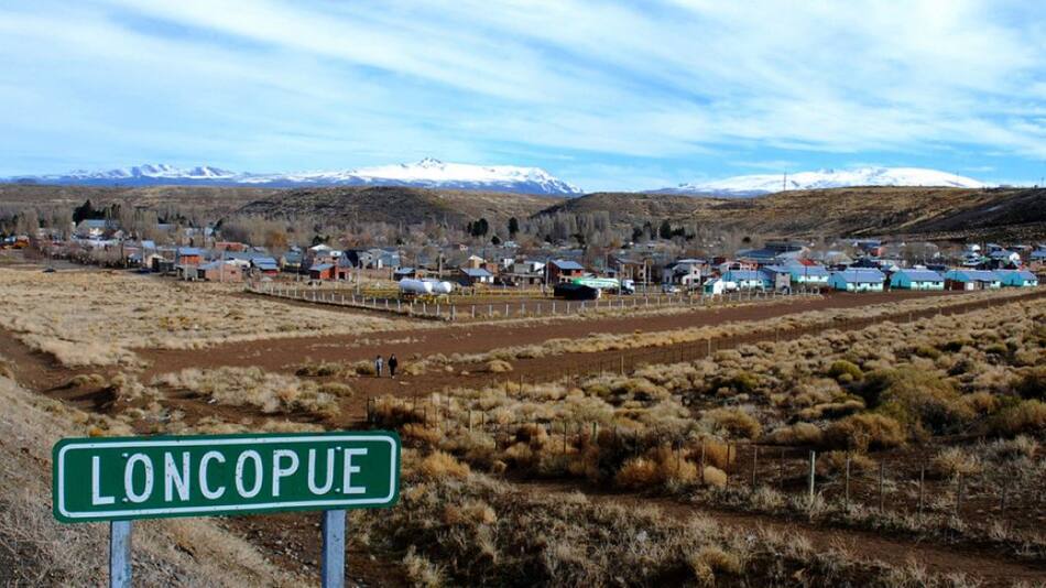 Localidad de Loncopué. Foto: Gobierno de la Provincia de Neuquén.