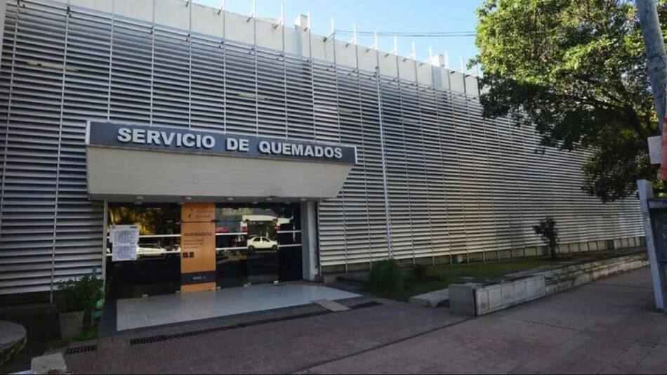 El joven se encuentra internado en el Instituto del Quemado de Córdoba. Foto: Gentileza La Voz