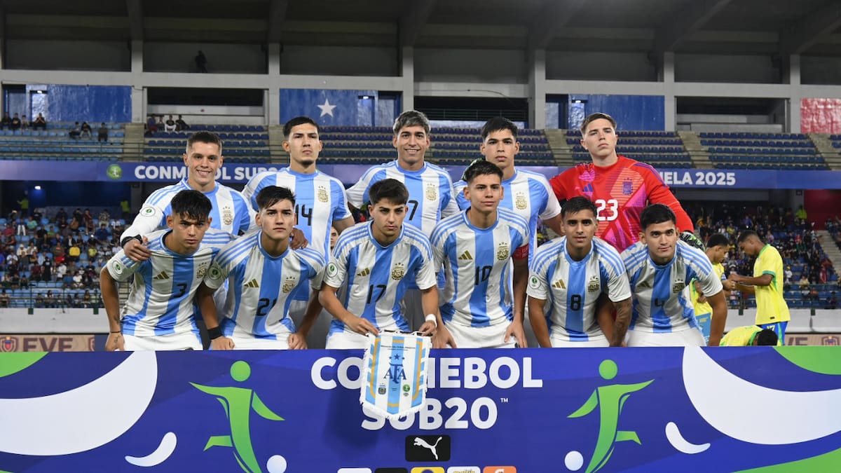 Selección Argentina Sub 20. Foto: X @Argentina